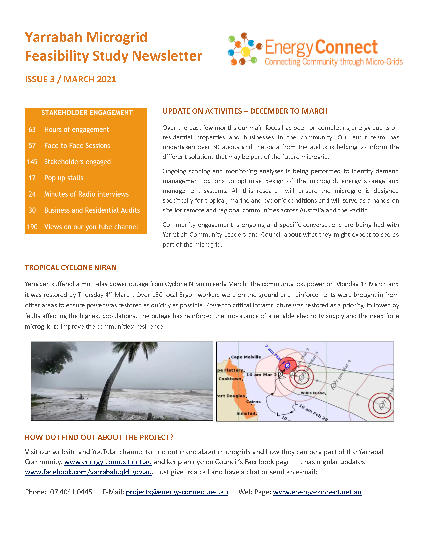 EnergyConnect - Yarrabah Microgrid Newsletter - Issue 3